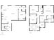 Detailed floor plan showcasing the layout of both floors, including bedrooms, bathrooms, and living areas at 10331 Northern Hills Ave, Las Vegas, NV 89166