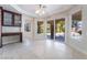 Bright breakfast nook with view of private pool at 11237 Campsie Fells Ct, Las Vegas, NV 89141