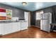 This is a clean, organized kitchen with bright light, essential appliances, and vintage charm at 121 N 20Th St, Las Vegas, NV 89101