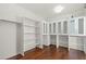 Spacious walk-in closet with custom shelving and ample storage space at 12219 Crystal Shore Ave, Las Vegas, NV 89138