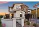 Beautiful two-story home with an iron gate and charming curb appeal in a desirable neighborhood at 12219 Crystal Shore Ave, Las Vegas, NV 89138