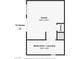 Casita layout featuring a bedroom, closet, and bathroom/laundry area at 12219 Crystal Shore Ave, Las Vegas, NV 89138