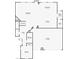Detailed floor plan showcasing an open-concept design with a spacious Gathering room, kitchen, dining area, and a bedroom on the lower level at 12219 Crystal Shore Ave, Las Vegas, NV 89138
