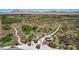 Overhead view of the Clark County Wetlands Park, featuring winding trails, abundant vegetation, and a seating area at 1435 Orange Jubilee Rd, Henderson, NV 89014