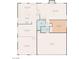 Detailed first-floor plan showcasing the layout, dimensions, and flow of the kitchen, living areas, and garage at 222 Hollyfern St, Henderson, NV 89074