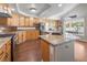 Spacious kitchen with granite countertops, stainless steel appliances, and custom cabinets at 222 Hollyfern St, Henderson, NV 89074