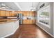 Spacious kitchen with stainless steel appliances, custom cabinets, and an island, perfect for entertaining at 222 Hollyfern St, Henderson, NV 89074