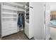 Spacious walk-in closet offers custom shelving, drawers, and ample space for organization at 222 Hollyfern St, Henderson, NV 89074