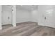 Bright living room featuring hardwood floors, fresh neutral paint, and recessed lighting at 2579 Ivoryhill St, Las Vegas, NV 89135