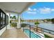 Beautiful balcony with water view, perfect for relaxing and enjoying the scenery at 2589 Sun Reef Rd, Las Vegas, NV 89128