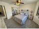 Bright bedroom with mirror closet, carpet floors and neutral walls at 2650 Sagebrush Ave, Pahrump, NV 89048