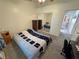 Comfortable bedroom with closet and carpet flooring at 2650 Sagebrush Ave, Pahrump, NV 89048