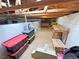 Abundant storage space with open beams and a concrete foundation at 2650 Sagebrush Ave, Pahrump, NV 89048