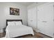 Cozy bedroom with neutral tones, plush rug, and ample closet space offers a serene retreat at 2700 Las Vegas Blvd # 4305, Las Vegas, NV 89109