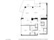 First floor floorplan showcasing the kitchen, living room, dining area, and balcony at 2700 Las Vegas Blvd # 4305, Las Vegas, NV 89109