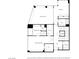 Second floor floorplan showcasing the bedrooms, bathrooms, laundry, and an elevator at 2700 Las Vegas Blvd # 4305, Las Vegas, NV 89109
