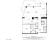 Detailed floor plan showcasing the layout with dimensions, room names, and total square footage at 2700 Las Vegas Blvd # 4305, Las Vegas, NV 89109
