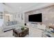 Inviting living room with a large TV and stylish decor at 3144 Tronzano Ave, Henderson, NV 89044