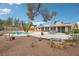 Enjoy outdoor living with a sparkling pool, spacious patio, and thoughtfully designed landscaping creating a serene retreat at 3155 Duneville St, Las Vegas, NV 89146
