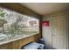 Cozy balcony space with an outdoor view and quaint furnishings at 4200 S Valley View Blvd # 2085, Las Vegas, NV 89103