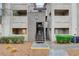 Well-maintained apartment building with landscaped grounds showing stairs leading to the upper units, and visible building signage at 4200 S Valley View Blvd # 2085, Las Vegas, NV 89103
