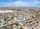 Expansive aerial view showcasing the property's location within a well-established residential community at 4537 Colonial Canyon St, North Las Vegas, NV 89031