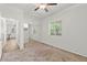 Neutral bedroom with window and closet with mirrored sliding doors, bright and airy at 5250 S Rainbow Blvd # 2070, Las Vegas, NV 89118