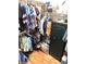 Spacious walk-in closet offers shelving and ample storage for clothing and accessories at 6030 Halehaven Dr, Las Vegas, NV 89110