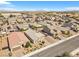 A beautiful aerial view showcasing the home and its surrounding neighborhood at 7070 Cinder Horse St, Las Vegas, NV 89131