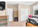 Bedroom offers ample closet space and a window that provide plenty of natural light at 7070 Cinder Horse St, Las Vegas, NV 89131