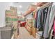 Walk in closet with plenty of storage and clothes rack at 7070 Cinder Horse St, Las Vegas, NV 89131