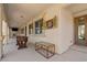 Enjoy outdoor games on this covered patio, complete with a foosball table, darts, and an outdoor TV at 724 Step Beach St, Las Vegas, NV 89138