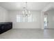 Bright dining area featuring shuttered windows and chandelier at 724 Step Beach St, Las Vegas, NV 89138