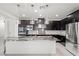 Elegant kitchen island with custom cabinets and modern appliances at 724 Step Beach St, Las Vegas, NV 89138