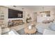 Cozy living room with modern shelving and entertainment center at 8136 Shady Glen Ave, Las Vegas, NV 89131