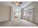 Spacious main bedroom with ensuite bathroom and multiple windows offering natural light at 8136 Shady Glen Ave, Las Vegas, NV 89131