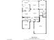 Detailed floor plan showing layout of kitchen, living spaces, bedrooms, and bathrooms at 9409 January Dr, Las Vegas, NV 89134