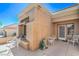 Charming patio area with ample seating, perfect for outdoor dining and entertaining guests at 9409 January Dr, Las Vegas, NV 89134