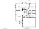 Detailed first and second floor plan with dimensions, showcasing layout of home at 9705 Cameo Rose Ln, Las Vegas, NV 89134