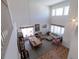 Open floor plan with dining area featuring abundant natural light and spacious layout at 10290 Marion Morrison Ct, Las Vegas, NV 89183