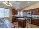 Stylish kitchen with stainless steel appliances, granite countertops, and ample cabinet space at 11698 Firesteed Pl, Las Vegas, NV 89141