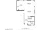 Detailed floor plan showcasing the layout of the first floor, including the kitchen, living room, and bath at 11919 Jersey Lilly St, Las Vegas, NV 89183