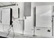 Tesla Powerwall units in the basement to support the home's energy storage and efficiency at 12341 Ferry Glide Ave, Las Vegas, NV 89138