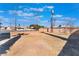 Expansive backyard space with potential for gardening and outdoor projects, ready for your personal touch at 1401 E Clark Ave, Las Vegas, NV 89101