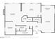 First floor plan showing the layout of the living room, kitchen, bathroom, and study room with accurate dimensions at 2024 Spruce Brook Dr, Henderson, NV 89074