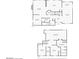 Detailed floor plan of the home's first and second floor, showcasing the layout of the rooms and dimensions at 2024 Spruce Brook Dr, Henderson, NV 89074