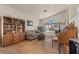 Bright and airy living room with large window and neutral decor at 2024 Spruce Brook Dr, Henderson, NV 89074