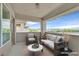 Relaxing balcony with comfortable seating and scenic neighborhood views at 2486 Dragon Fire Ln, Henderson, NV 89052