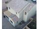This aerial view shows the home's layout, roof, and air conditioning units at 2749 Invermark St, Henderson, NV 89044