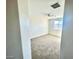 Neutral bedroom featuring a ceiling fan, carpet, and window allowing for lots of natural light at 2749 Invermark St, Henderson, NV 89044